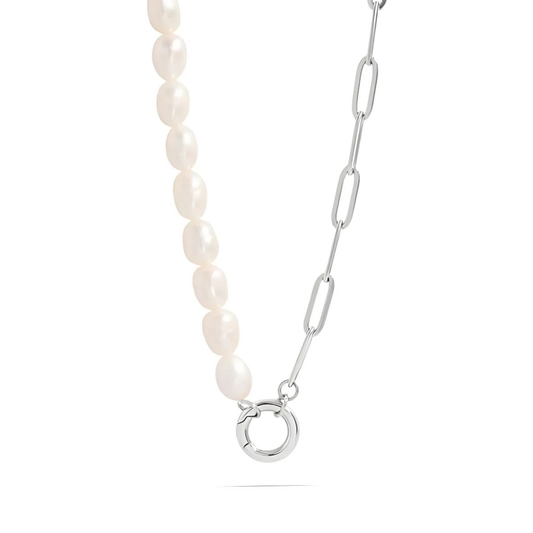 Pearl Charm Keeper Necklace