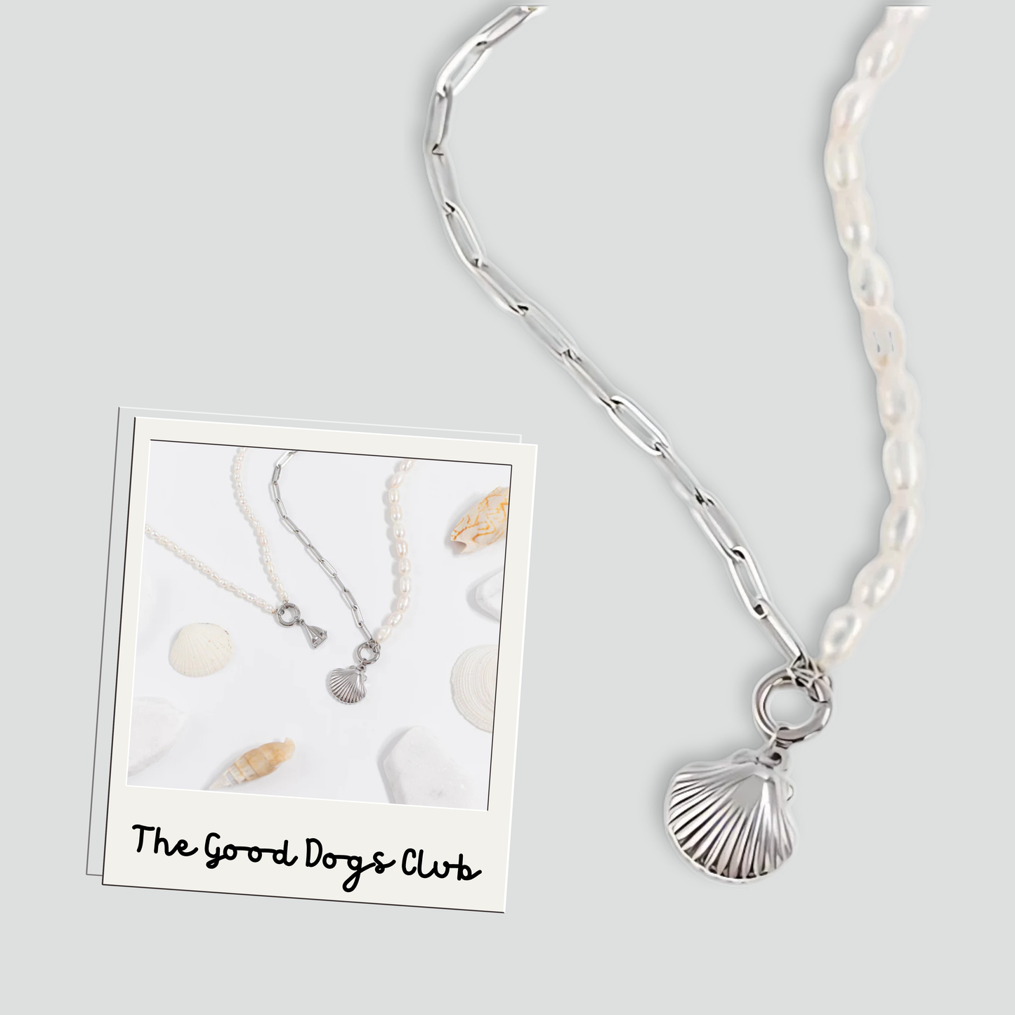 Pearl Charm Keeper Necklace
