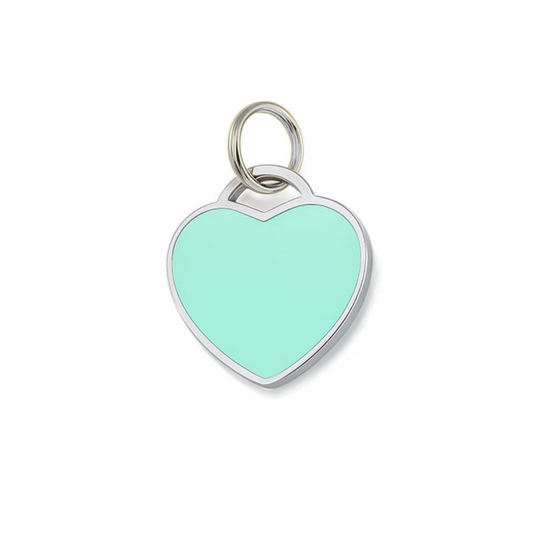Tiffany Blue Heart Charm