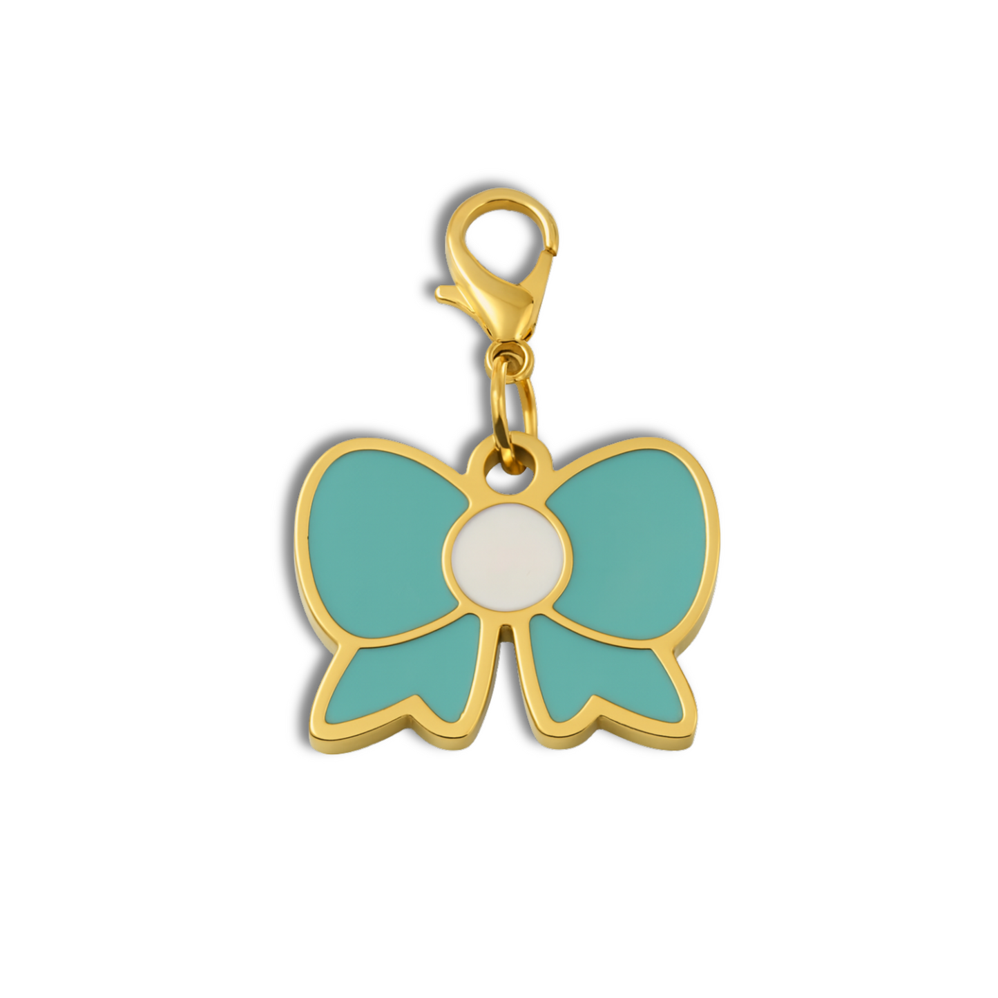 Tiffany Blue Bow Pet Charm