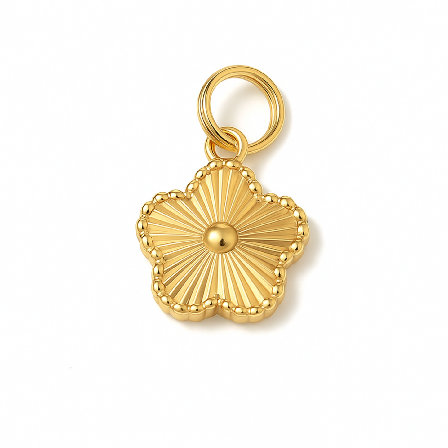 Sunburst Flower Charm