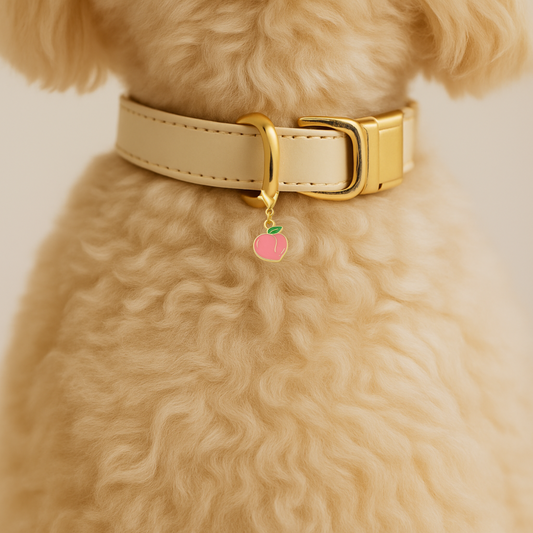 Peachy Pet Collar Charm