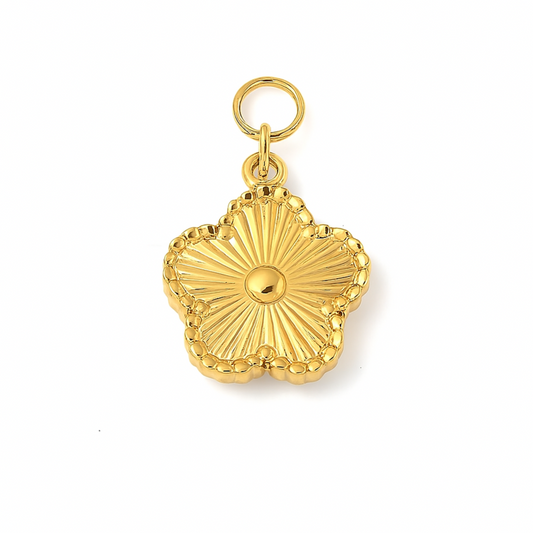 Sunburst Flower Charm